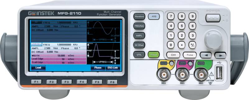 MFG-2110 - Funktionsgenerator, arbiträr, 1 Kanal, 1 µHz … 10 MHz von GW-INSTEK