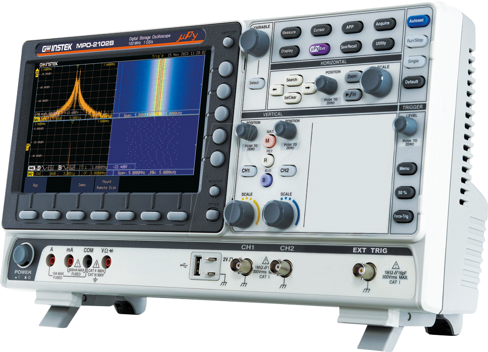 MPO-2102B - Digital-Speicher-Oszilloskop MPO-2102B, 100 MHz, 2 Kanäle von GW-INSTEK