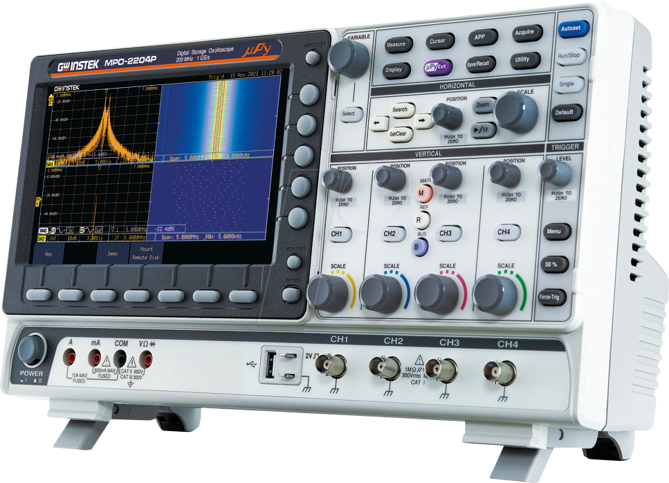 MPO-2204P - Digital-Speicher-Oszilloskop MPO-2204P, 200 MHz, 4 Kanäle von GW-INSTEK