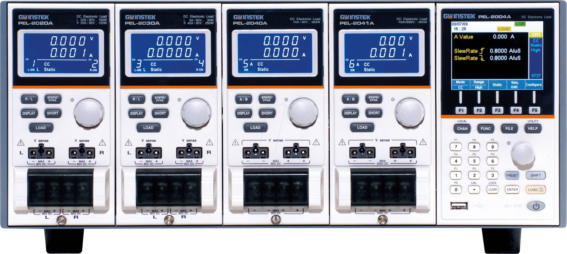 PEL-2004A - Elektronische Last, PEL-Grundeinheit ohne Module, 4 Einschübe von GW-INSTEK