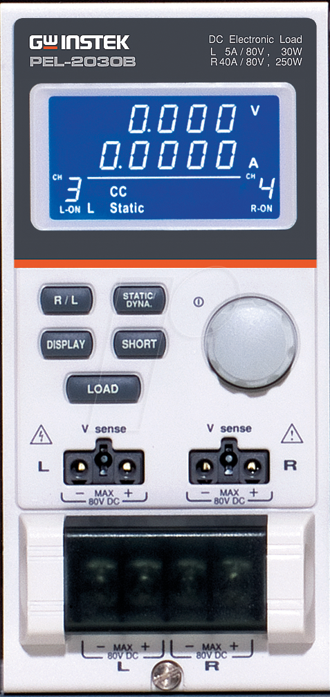 PEL-2030B - Elektronische Last, PEL-Modul, 30 W / 5 A, 250 W / 40 A von GW-INSTEK