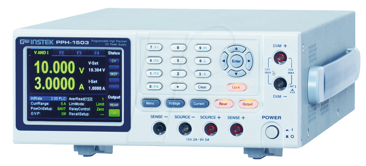 PPH-1503 - Labornetzgerät, 0 - 15 V, 0 - 5 A, programmierbar, GPIB von GW-INSTEK