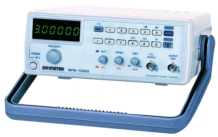 SFG-1003 - Funktionsgenerator SFG-1003, DDS, 0,1 Hz ... 3 MHz von GW-INSTEK