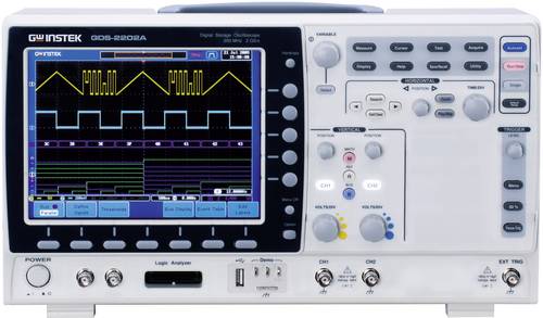 GW Instek GDS-2102A Digital-Oszilloskop 100MHz 2-Kanal 2 GSa/s 2 Mpts 8 Bit Digital-Speicher (DSO) 1 von GW Instek