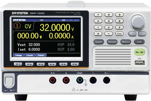 GW Instek GPP-1326 Labornetzgerät, einstellbar 0 - 32V 0 - 6A RS-232, USB programmierbar Anzahl Aus von GW Instek