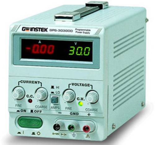 GW Instek GPS-3030D Labornetzgerät, einstellbar 0 - 30V 0 - 3A 90W Anzahl Ausgänge 1 x GW Instek GPS-3030D Labornetzgerät, einstellbar 0 - 30V 0 - 3A 90W Anzahl Ausgänge 1 x von GW Instek