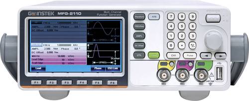 GW Instek MFG-2110 Funktionsgenerator netzbetrieben 1 µHz - 10MHz 1-Kanal Arbiträr, Sinus, Rechtec von GW Instek