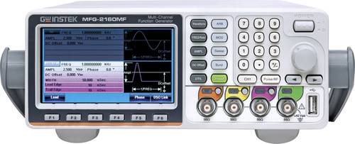 GW Instek MFG-2160MF Funktionsgenerator netzbetrieben 1 µHz - 60MHz 1-Kanal Arbiträr, Sinus, Recht von GW Instek