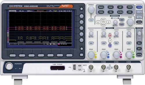 GW Instek MSO-2204E Digital-Oszilloskop 200MHz 20-Kanal 1 GSa/s 10 Mpts 8 Bit Digital-Speicher (DSO) von GW Instek