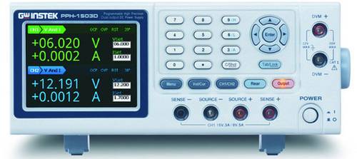 GW Instek PPH-1503D Labornetzgerät, einstellbar 0 - 15V 0 - 5A 45 W, 18W USB, GPIB, LAN von GW Instek