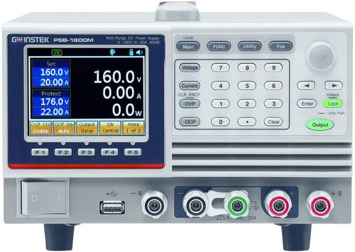 GW Instek PSB-1800M Labornetzgerät, einstellbar 0 - 160 V/DC 0 - 20A 800W USB, Ethernet, GPIB progr von GW Instek