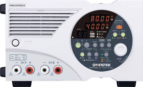 GW Instek PSB-2400L2 Labornetzgerät, einstellbar 1V - 84 V/DC 1 - 42A 800W USB, RS-232, Analog prog von GW Instek