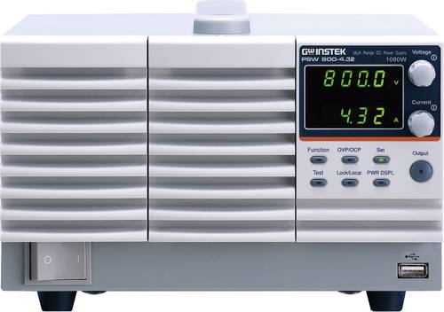 GW Instek PSW 800-4.32 Labornetzgerät, einstellbar 0 - 800 V/DC 0 - 4.32A 1080W Anzahl Ausgänge 1 x von GW Instek