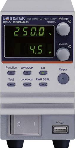 GW Instek PSW250-4.5 Labornetzgerät, einstellbar 0 - 250V 0 - 4.5A 360W USB, LAN, GPIB GW Instek PSW250-4.5 Labornetzgerät, einstellbar 0 - 250V 0 - 4.5A 360W USB, LAN, GPIB von GW Instek