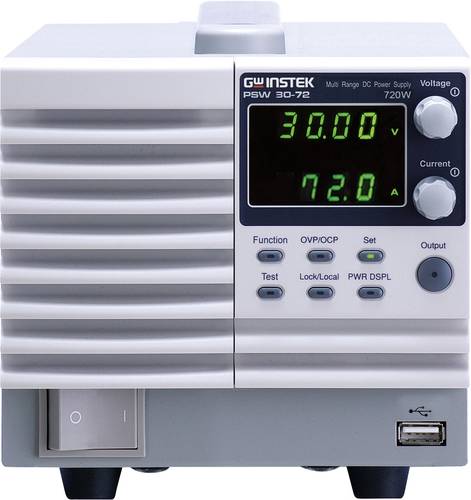 GW Instek PSW30-72 Labornetzgerät, einstellbar 0 - 30 V/DC 0 - 72A 720W USB 1.1 Buchse A, USB 2.0 B GW Instek PSW30-72 Labornetzgerät, einstellbar 0 - 30 V/DC 0 - 72A 720W USB 1.1 Buchse A, USB 2.0 B von GW Instek