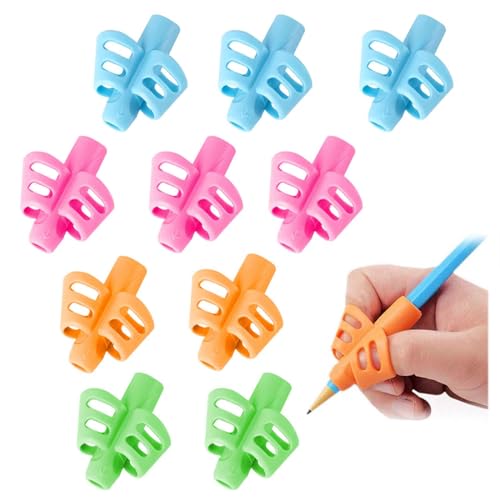 GWAWG 10 Stück Stiftehalter Kinder,Bleistift Griffe für Kinder Handschrift, Stiftehalter Kinder,Bleistift Griffe Kinder Stifthalter Stifthalter Schreibhilfe Griff Haltung Kind GWAWG 10 Stück Stiftehalter Kinder,Bleistift Griffe für Kinder Handschrift, Stiftehalter Kinder,Bleistift Griffe Kinder Stifthalter Stifthalter Schreibhilfe Griff Haltung Kind von GWAWG