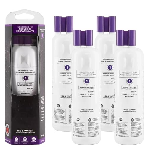 Kompatibel Mit Everydrop Drop, Kompatibel Mit Whirlpool, EDR1RXD1, W10295370A, 9081Filter 1, P8RFWB2L, P4RFWB, Kühlschrank-Wasserfilter​(4pcs) von GWMCKZOK