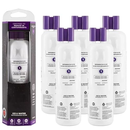 Kompatibel Mit Everydrop Drop, Kompatibel Mit Whirlpool, EDR1RXD1, W10295370A, 9081Filter 1, P8RFWB2L, P4RFWB, Kühlschrank-Wasserfilter​(5pcs) von GWMCKZOK