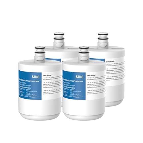 Kühlschrank-Wasserfilter, 5231JA2002A, Kompatibel Mit LG, LT500P, GEN11042FR-08, ADQ72910911, Kompatibel Mit Kenmore, 46-9890, LFX25974ST(4pcs) von GWMCKZOK
