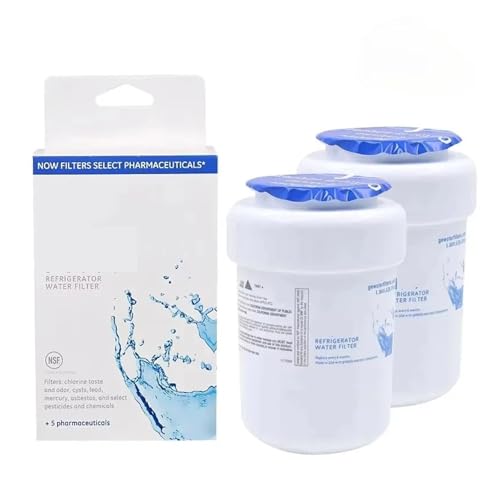 Kühlschrank-Wasserfilter, Kompatibel Mit GE, MWF MWFP GWF HDX FMG-1 WFC1201, Kompatibel Mit Kenmore, 46-9991 MWFA RWF1060, Kühlschrank-Wasserfilter(2pcs.) von GWMCKZOK