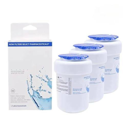 Kühlschrank-Wasserfilter, Kompatibel Mit GE, MWF MWFP GWF HDX FMG-1 WFC1201, Kompatibel Mit Kenmore, 46-9991 MWFA RWF1060, Kühlschrank-Wasserfilter(3Pcs) von GWMCKZOK