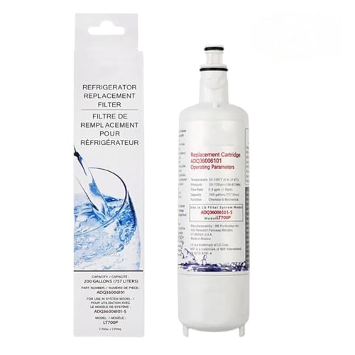 Kühlschrank-Wasserfilter, Kompatibel Mit LG, LT700P ADQ36006101 LFX28968ST LFXS30766S, Kompatibel Mit Kenmore 9690 469690, Kühlschrank-Wasserfilter(1PCS) von GWMCKZOK