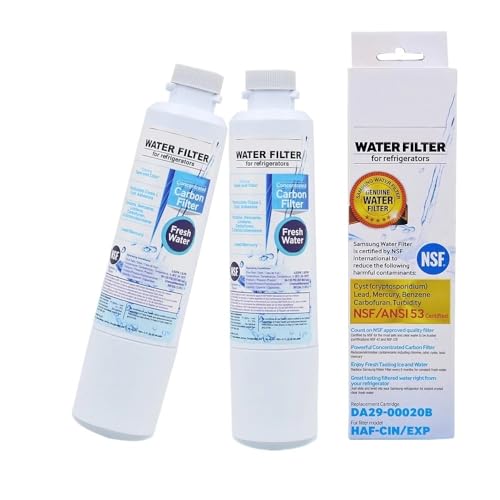 Kühlschrank-Wasserfilter, Kompatibel Mit Samsung, A29-00020B, Ersatz-Kühlschrank-Wasserfilter, Kühlschrank-Wasserfilter(2pcs) von GWMCKZOK