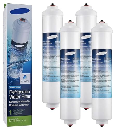 Kühlschrank-Wasserfilter, Kompatibel Mit Samsung, DA29-10105J, Kompatibel Mit HAFEX, EXP WSF-100 Pure, Kompatibel Mit LG, 5231JA2010B, Kompatibel Mit GE, GXRTQR(4pcs) von GWMCKZOK