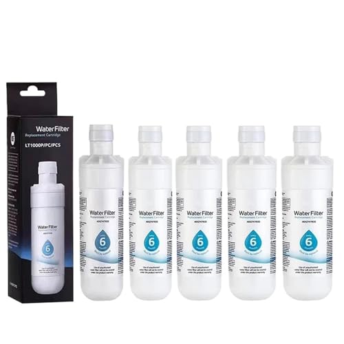 Kühlschrank-Wasserfilter Ersetzen, Kompatibel Mit LG, ADQ74793501, ADQ75795105, AGF80300704 AGF80300705, 1–6 Stück(5pcs) von GWMCKZOK