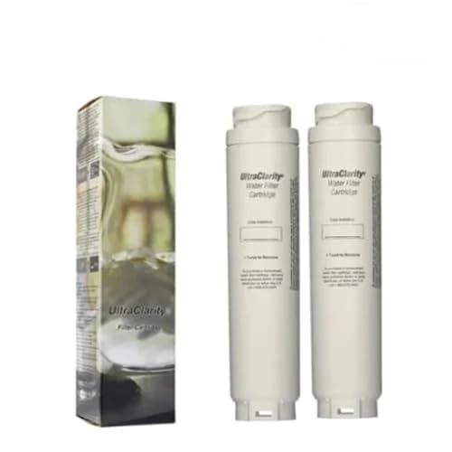 Kühlschrank-Wasserfilter Ultra Clarity Ersatz, Kompatibel Mit Bosch, 11025825 11028820 KWF1000 0060820860 644845 B36CL80ENS RA450010 Kühlschrank-Wasserfilter(2pcs) von GWMCKZOK