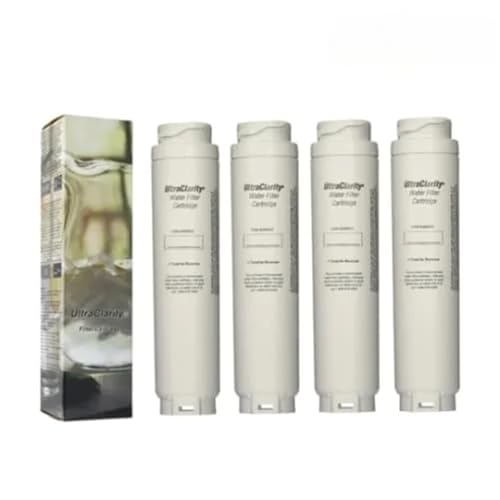 Kühlschrank-Wasserfilter Ultra Clarity Ersatz, Kompatibel Mit Bosch, 11025825 11028820 KWF1000 0060820860 644845 B36CL80ENS RA450010 Kühlschrank-Wasserfilter(4pcs) von GWMCKZOK