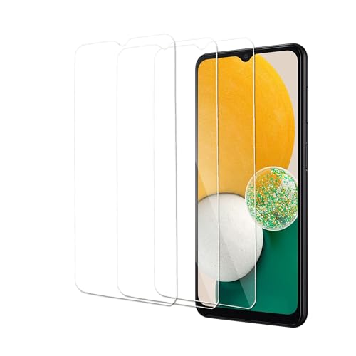 【3 Stück】Schutzfolie Panzer Schutz glas für Samsung Galaxy A13,Anti Scratch 9 Härte Hochauflösende Displayschutzfolie，Fingerabdruck-ID，HD von GXAYZ
