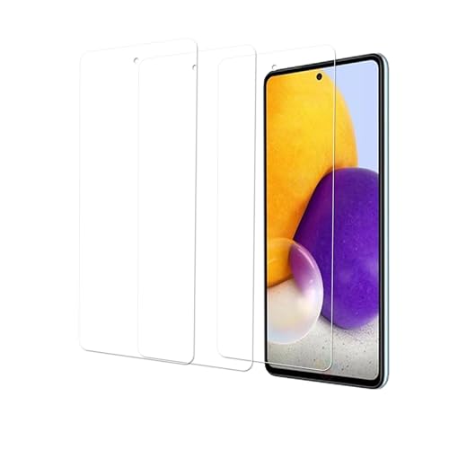 【3 Stück】Schutzfolie Panzer Schutz glas für Samsung Galaxy A71/A72/A73,Anti Scratch 9 Härte Hochauflösende Displayschutzfolie，Fingerabdruck-ID，HD von GXAYZ
