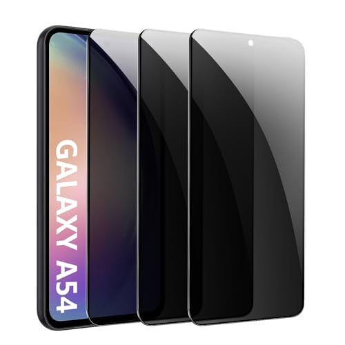 【3 Stück】Sichtschutzfolie für Samsung Galaxy A54 5G,Privacy Panzer Schutz glas，Anti-Peeping Sichtschutzfolie，Anti-Spy Schutzglas von GXAYZ