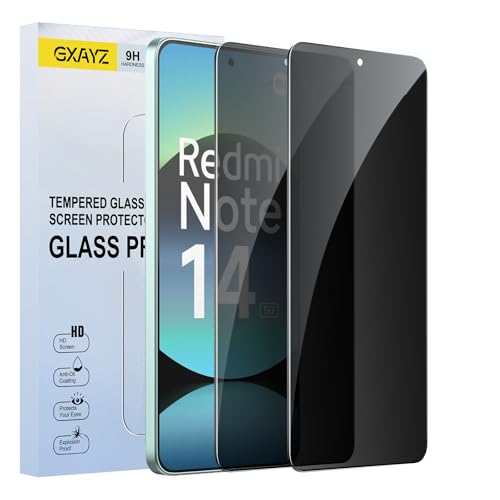 GXAYZ 【2 Stück Sichtschutz Schutzfolie für Xiaomi Redmi Note 14,Privacy Panzer Schutz glas,Anti-Peeping Sichtschutzfolie,Anti-Spy Schutzglas GXAYZ 【2 Stück Sichtschutz Schutzfolie für Xiaomi Redmi Note 14,Privacy Panzer Schutz glas,Anti-Peeping Sichtschutzfolie,Anti-Spy Schutzglas von GXAYZ