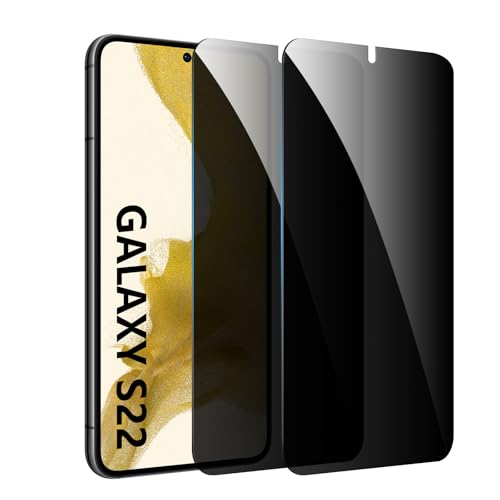 GXAYZ 【2 Stück】Sichtschutzfolie für Samsung Galaxy S22/S23,Privacy Panzer Schutz glas，Anti-Peeping Sichtschutzfolie，Anti-Spy Schutzglas von GXAYZ