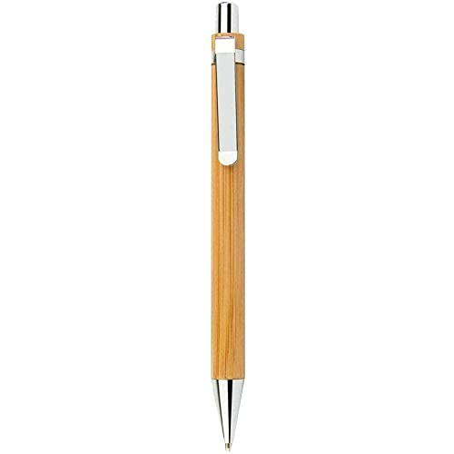 GXFCAI 1 x Kugelschreiber-Set, Bambusholz, Schreibgerät für Arbeitsplatz 1.0, Kugelschreiber, Schule, Studenten, Büro, Q6d3 von GXFCAI
