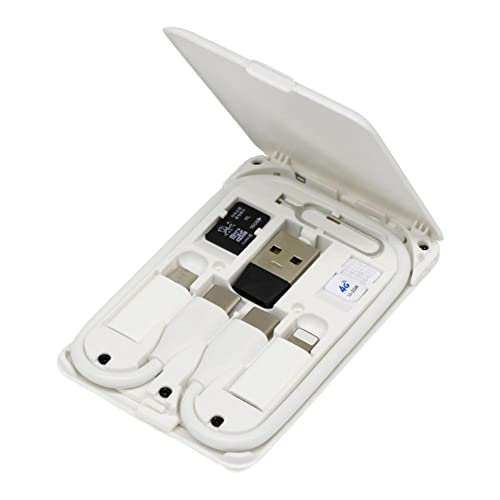 GXFCAI 6-in-1 Multifunktionales Telefon-Ladekabel-Set für 14 13 12 Pro Max Micro Kabel Ladegerät C Kabel USB Schnelladapter I7s2 Typ von GXFCAI