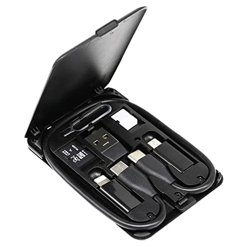 GXFCAI Multifunktionale 6 in 1 Telefon Ladekabel Kit Für iPhone 11 12 Pro Max XR Micro Adapter USB Kabel Kit Schnellladekabel Typ C von GXFCAI