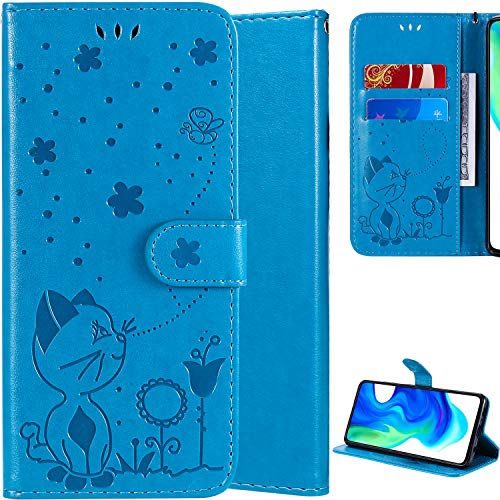 GXLONG Ooboom Hülle für Xiaomi Redmi Note 11 4G/Note 11s 4G, Katze Muster PU Leder Schutzhülle Tasche Case Flip Folio Cover Brieftasche Ständer Kartenfächer Magnetverschluss Trageschlaufe - Blau GXLONG Ooboom Hülle für Xiaomi Redmi Note 11 4G/Note 11s 4G, Katze Muster PU Leder Schutzhülle Tasche Case Flip Folio Cover Brieftasche Ständer Kartenfächer Magnetverschluss Trageschlaufe - Blau von GXLONG