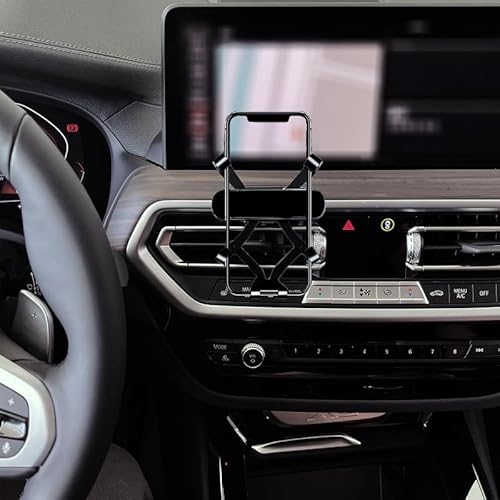 GXQKHFA Auto Telefonhalterung kompatibel mit 2022-2024 BMW X3 Handyhalterung Zubehör X3 G01 X4 G02 (for 2022-2024 X3 X4 X4M IX3) von GXQKHFA