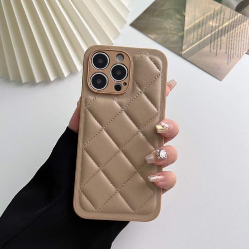 GXZJFC Diamond Down Jacket Handyhülle für iPhone 15 Pro Max 14 13 12 11 Pro Max Plus Bumper Cover, Khaki, Für iPhone 15 Pro GXZJFC Diamond Down Jacket Handyhülle für iPhone 15 Pro Max 14 13 12 11 Pro Max Plus Bumper Cover, Khaki, Für iPhone 15 Pro von GXZJFC