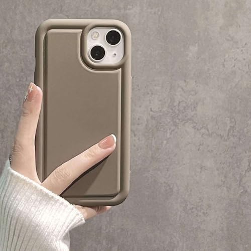 GXZJFC Einfarbige Handyhülle für iPhone 15 14 13 12 11 Pro XS Max XR X 13 12 Mini 7 8 14 15 Plus 6 6s SE 2020 Weiche Silikon-Rückseite, Kaffee, für iPhone 13 GXZJFC Einfarbige Handyhülle für iPhone 15 14 13 12 11 Pro XS Max XR X 13 12 Mini 7 8 14 15 Plus 6 6s SE 2020 Weiche Silikon-Rückseite, Kaffee, für iPhone 13 von GXZJFC