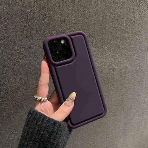 GXZJFC Einfarbige Handyhülle für iPhone 15 14 13 12 11 Pro XS Max XR X 13 12 Mini 7 8 14 15 Plus 6 6s SE 2020 Weiche Silikon-Rückseite, Lila, Für iPhone 12 Mini GXZJFC Einfarbige Handyhülle für iPhone 15 14 13 12 11 Pro XS Max XR X 13 12 Mini 7 8 14 15 Plus 6 6s SE 2020 Weiche Silikon-Rückseite, Lila, Für iPhone 12 Mini von GXZJFC
