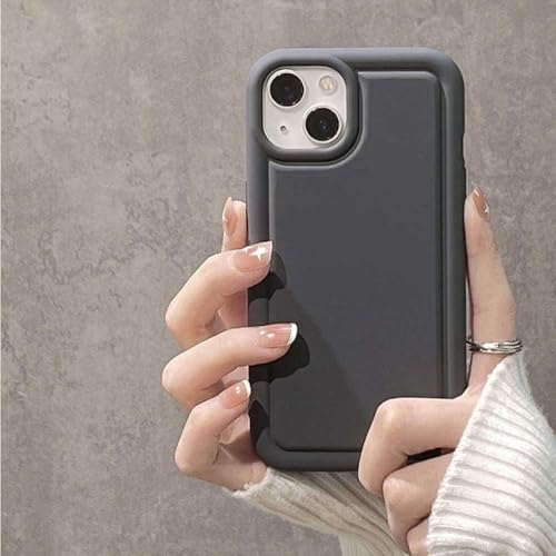 GXZJFC Einfarbige Handyhülle für iPhone 15 14 13 12 11 Pro XS Max XR X 13 12 Mini 7 8 14 15 Plus 6 6s SE 2020 Weiche Silikon-Rückseite, dunkelgrau, für iPhone 15 Plus GXZJFC Einfarbige Handyhülle für iPhone 15 14 13 12 11 Pro XS Max XR X 13 12 Mini 7 8 14 15 Plus 6 6s SE 2020 Weiche Silikon-Rückseite, dunkelgrau, für iPhone 15 Plus von GXZJFC