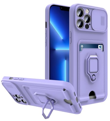 GXZJFC Flüssigsilikon-Kameraschutzhülle für iPhone 16 15 14 11 12 13 Pro Max X XR XS 8 7Plus Magnetring-Kartenhalterabdeckung, Lila, für 7Plus oder 8Plus GXZJFC Flüssigsilikon-Kameraschutzhülle für iPhone 16 15 14 11 12 13 Pro Max X XR XS 8 7Plus Magnetring-Kartenhalterabdeckung, Lila, für 7Plus oder 8Plus von GXZJFC