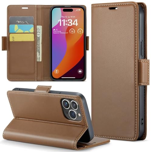 GXZJFC Für iPhone 15 13 14 12 11 Pro Max SE X XR XS 8 7 6 6S Plus Kartenhalter Brieftaschenabdeckung mit Leder-Handyhülle, Hellbraun, für iPhone 11 GXZJFC Für iPhone 15 13 14 12 11 Pro Max SE X XR XS 8 7 6 6S Plus Kartenhalter Brieftaschenabdeckung mit Leder-Handyhülle, Hellbraun, für iPhone 11 von GXZJFC