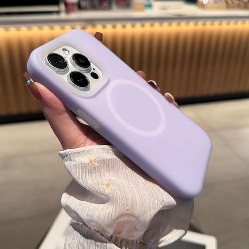 GXZJFC Gelee-Flüssigsilikon-Telefonhülle für iPhone 16 15 14 13 12 11 Pro Max, magnetische, kabellose Ladehülle, weich, Lila, für iPhone 15 Pro GXZJFC Gelee-Flüssigsilikon-Telefonhülle für iPhone 16 15 14 13 12 11 Pro Max, magnetische, kabellose Ladehülle, weich, Lila, für iPhone 15 Pro von GXZJFC