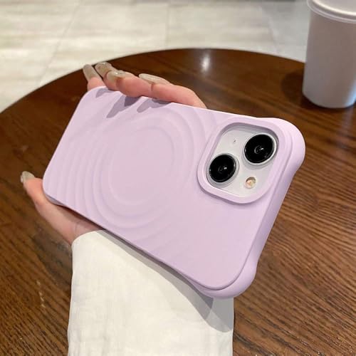 GXZJFC Handyhülle für iPhone 11 13 12 14 16 Pro 16Pro 15 Pro Max Hüllen Silikon Magnetische kabellose Ladeschutzhülle, Lila03, Für iPhone 15 Pro GXZJFC Handyhülle für iPhone 11 13 12 14 16 Pro 16Pro 15 Pro Max Hüllen Silikon Magnetische kabellose Ladeschutzhülle, Lila03, Für iPhone 15 Pro von GXZJFC