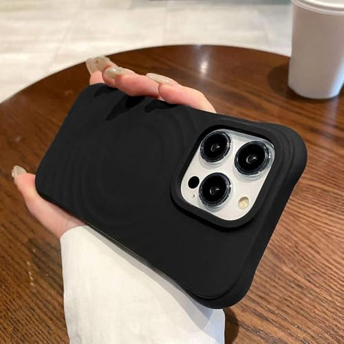 GXZJFC Handyhülle für iPhone 11 13 12 14 16 Pro 16Pro 15 Pro Max Hüllen Silikon Magnetische kabellose Ladeschutzhülle, Schwarz01, Für iPhone 12,12 Pro GXZJFC Handyhülle für iPhone 11 13 12 14 16 Pro 16Pro 15 Pro Max Hüllen Silikon Magnetische kabellose Ladeschutzhülle, Schwarz01, Für iPhone 12,12 Pro von GXZJFC